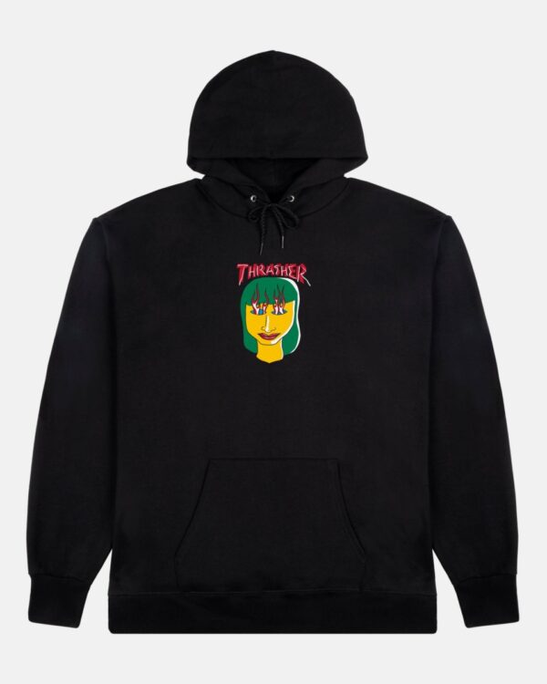 THRASHER - MEDUSA HOODIE (BLACK)