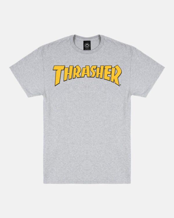 THRASHER - COVER T-SHIRT (HEATHER GREY)
