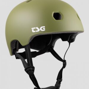 TSG Meta Solid Color Helmet Satin Olive