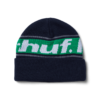 HUF CONTINUAL CUFF BEANIE navy