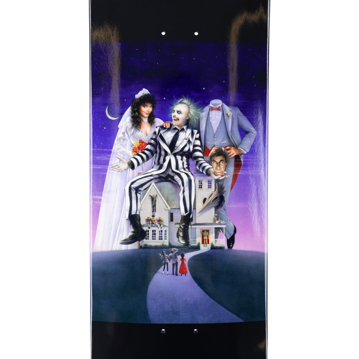 WELCOME x BEETLEJUICE SHOWTIME ON POPSICLE BLACK PURPLE DIP 9"