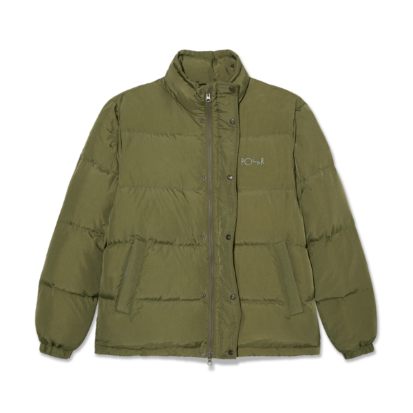 POLAR BASIC PUFFER JACKET ARMY GREEN
