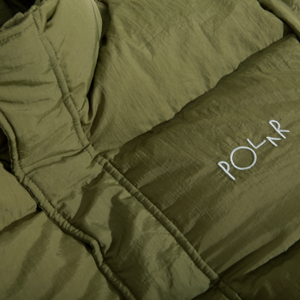 POLAR BASIC PUFFER JACKET ARMY GREEN