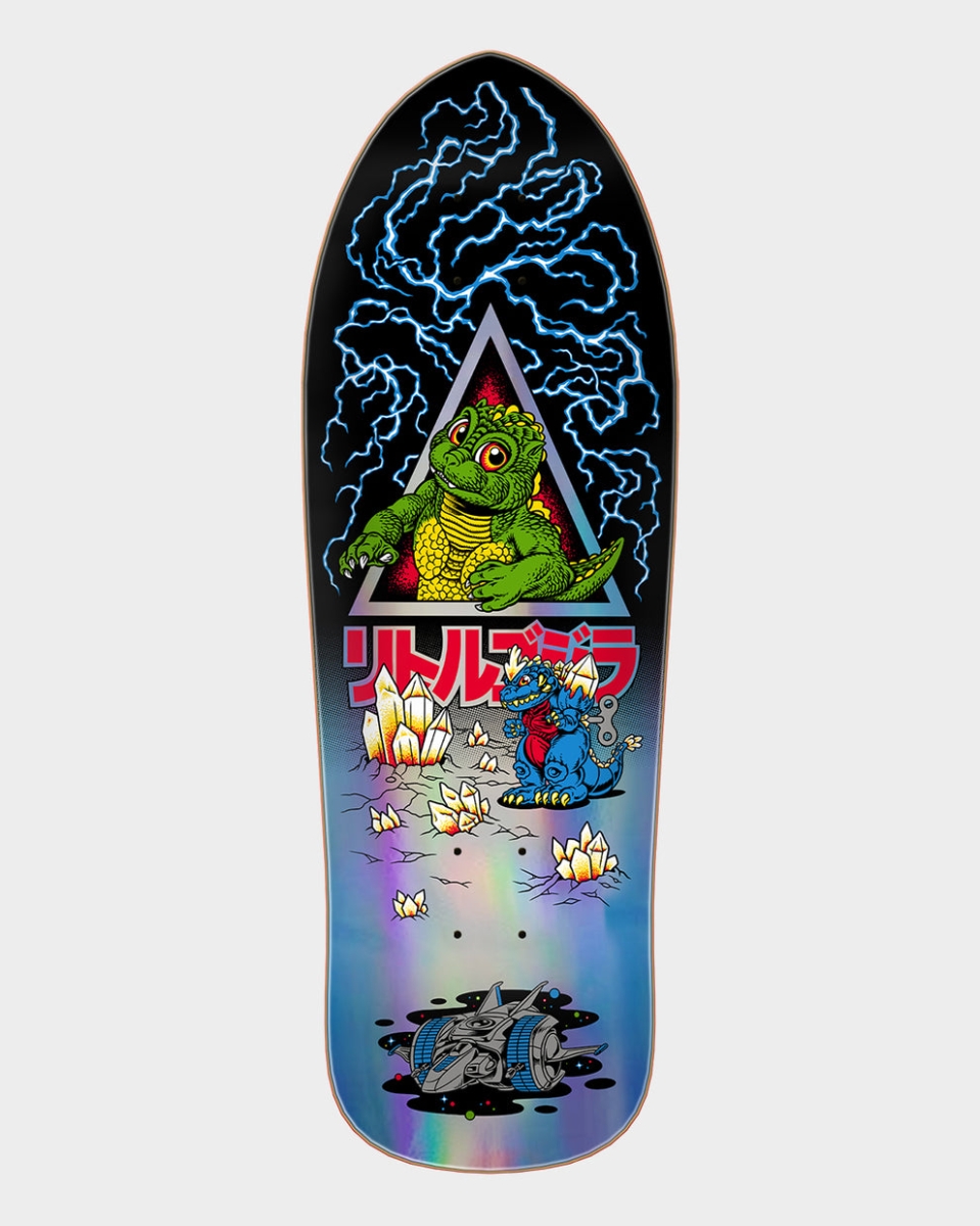 Santa Cruz X Godzilla Jr. Natas Skateboard Deck 9.89in x 29.82"
