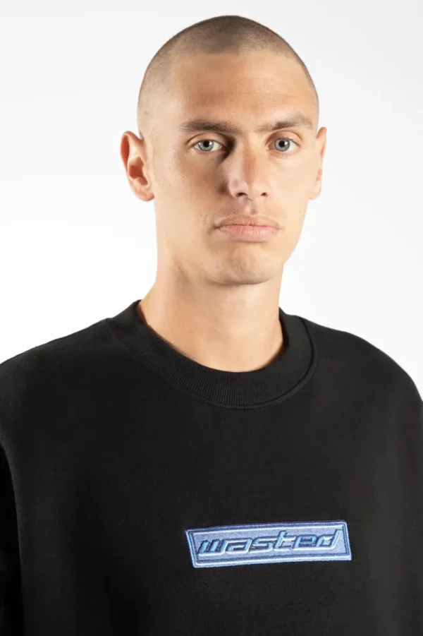 WASTED PARIS CREWNECK PULSE BLACK
