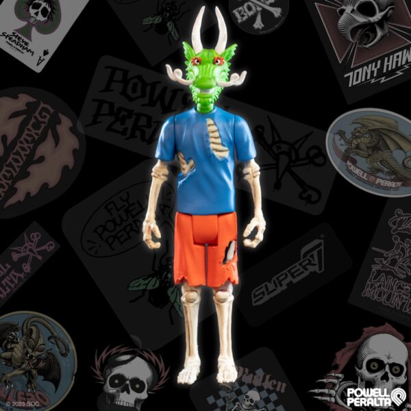 super 7 - Powell Peralta ReAction Figure Wave 3 Steve Caballero Chinese Dragon