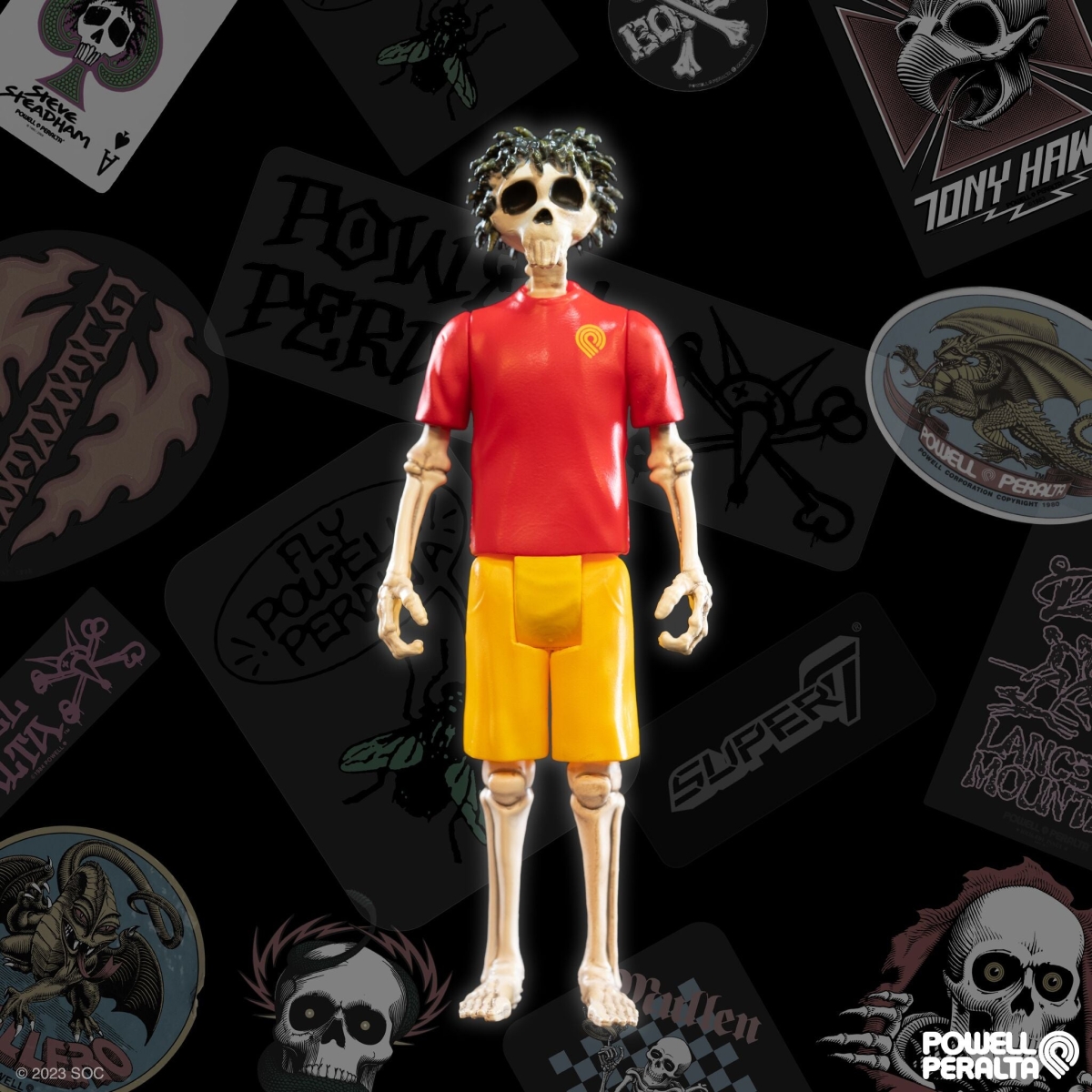 super 7 - Powell Peralta ReAction Figure Wave 3 Steve Steadham