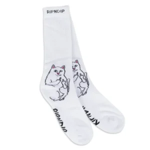 RIPNDIP LORD NERMAL SOCKS WHITE os