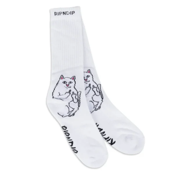 RIPNDIP LORD NERMAL SOCKS WHITE os