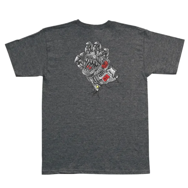 Santa Cruz X GODZILLA MECHA HAND T-SHIRT DARK HEATHER KIDS