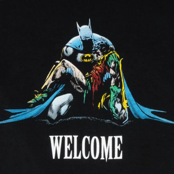 WELCOME X BATMAN DEATH IN THE FAMILY T-SHIRT BLACK