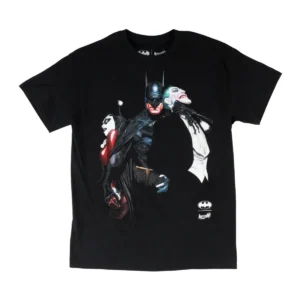 WELCOME X BATMAN HARLEY AND JOKER T-SHIRT BLACK