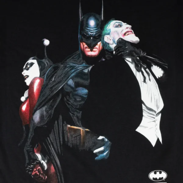 WELCOME X BATMAN HARLEY AND JOKER T-SHIRT BLACK