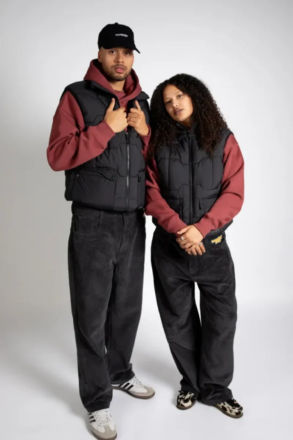 HOME BOY PAVER VEST BLACK
