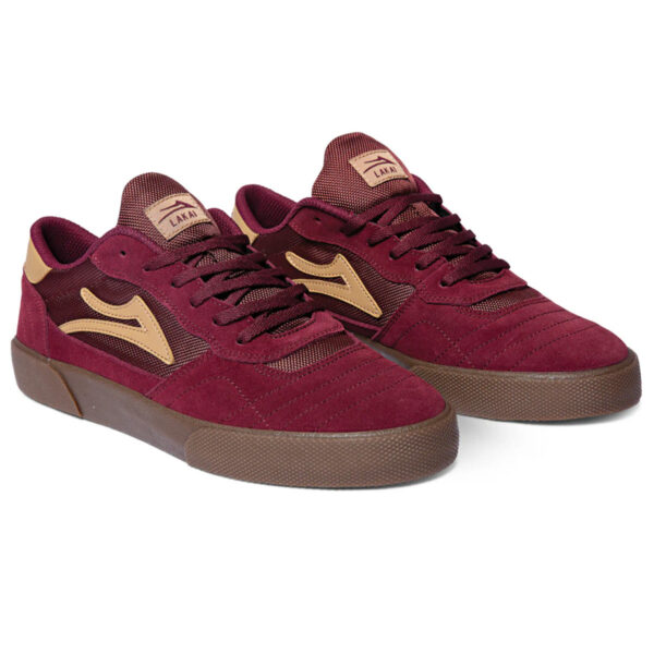 LAKAI FOOTWEAR CAMBRIDGE BURGUNDY