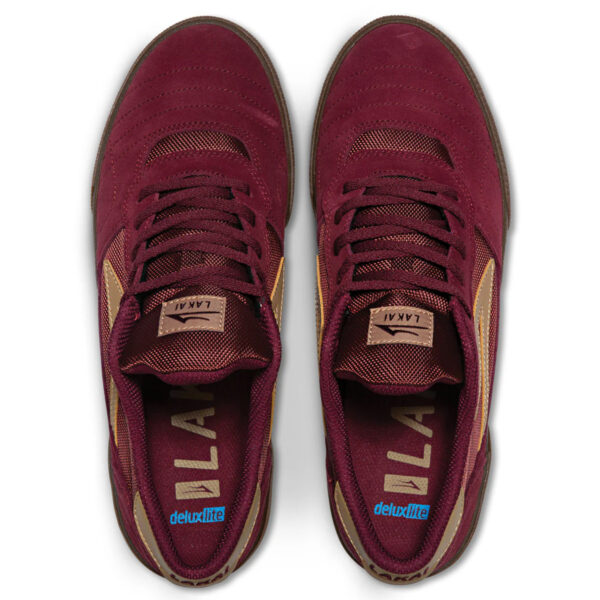 LAKAI FOOTWEAR CAMBRIDGE BURGUNDY