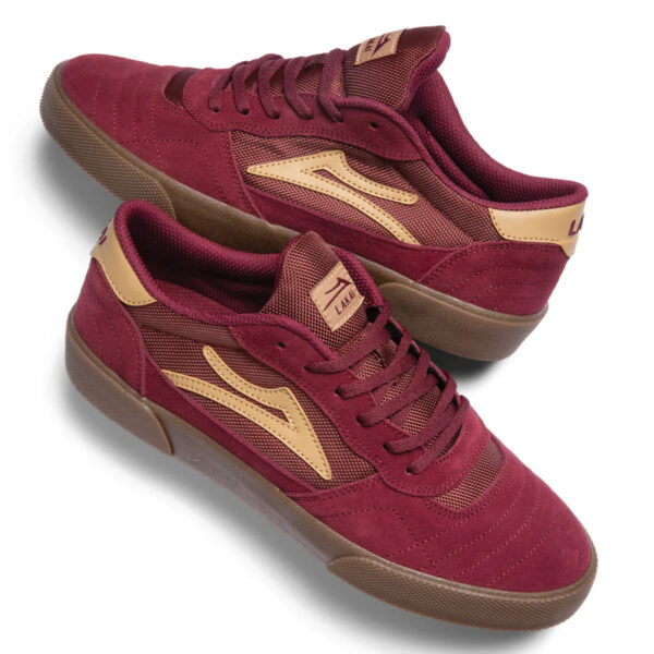 LAKAI FOOTWEAR CAMBRIDGE BURGUNDY