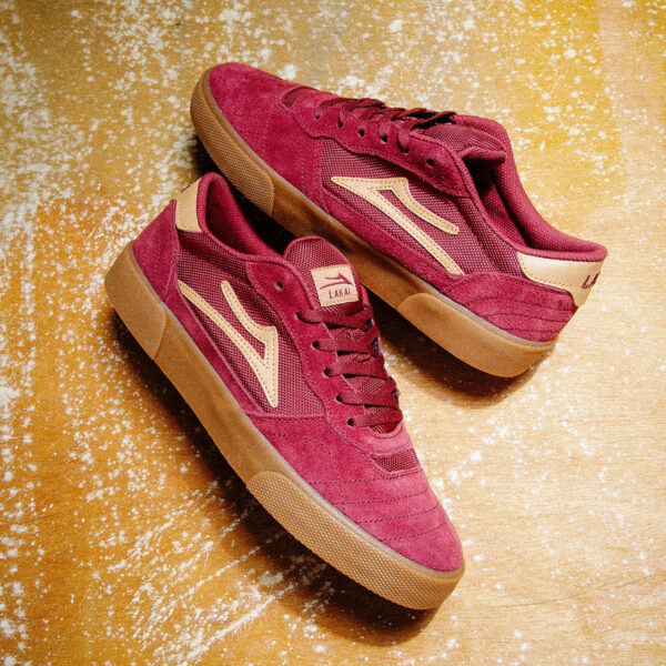 LAKAI FOOTWEAR CAMBRIDGE BURGUNDY