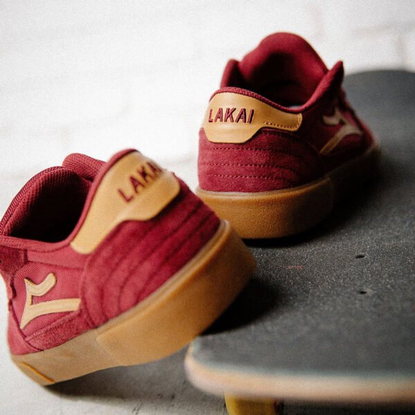 LAKAI FOOTWEAR CAMBRIDGE BURGUNDY