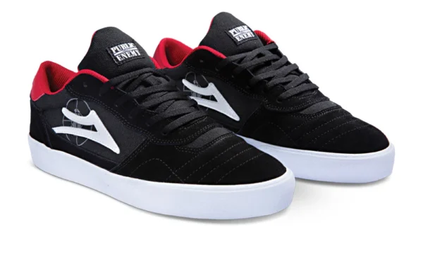 LAKAI FOOTWEAR CAMBRIDGE PUBLIC ENEMY BLACK