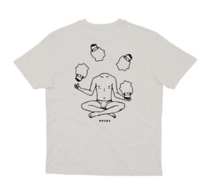 NNNSNS JUGGLING T-SHIRT CEMENT