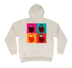 NNSNS ANDYS HEAD LOGO HOODIE CEMENT