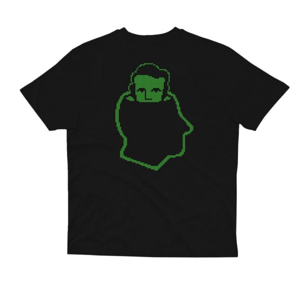 NNSNS PIXEL HEAD LOGO T-SHIRT BLACK
