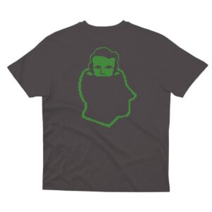 NNSNS PIXEL HEAD LOGO T-SHIRT Brown