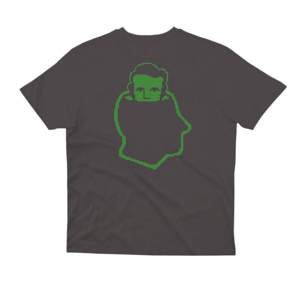 NNSNS PIXEL HEAD LOGO T-SHIRT Brown