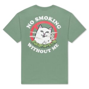 RIPNDIP NO SMOKING T-SHIRT LIGHT OLIVE