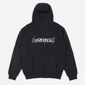 WASTED PARIS Blade Balaclava Zip Hoodie Night Blue