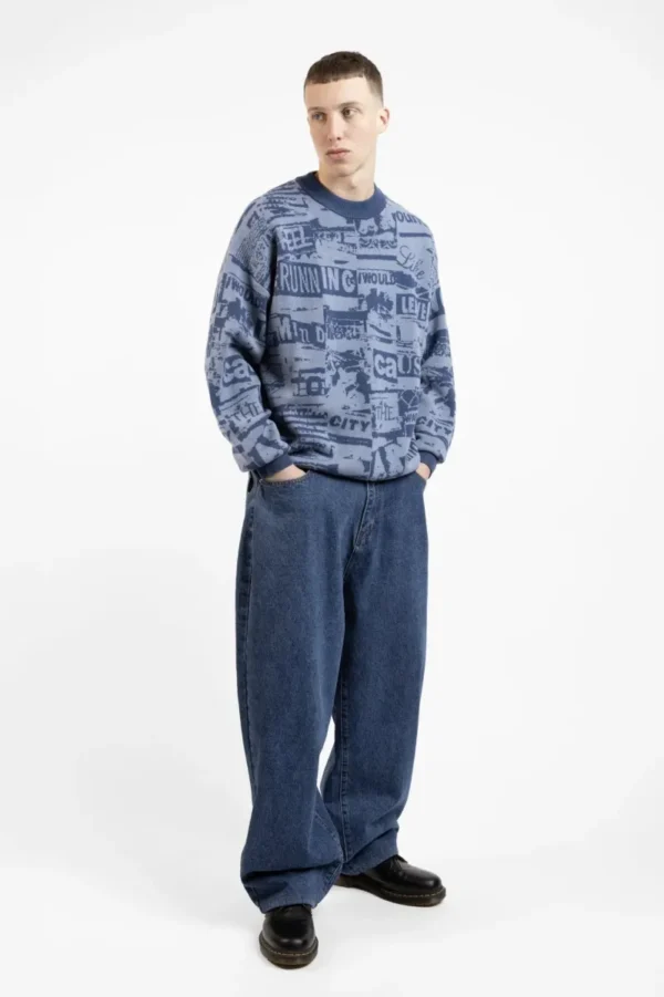 WASTED PARIS JEAN CASPER ROD SIGNATURE WASHED BLUE