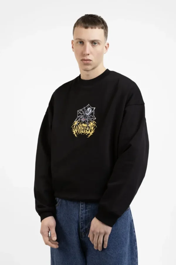 WASTED PARIS PREY CREWNECK BLACK