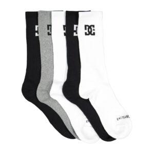 DC CREWSOCKS Multi ONE SIZE 5PACK
