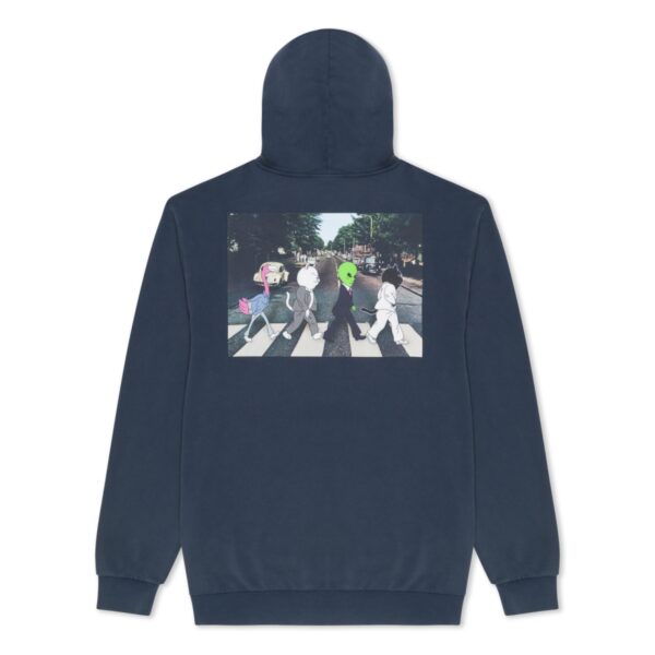 RIPNDIP CROSSWALK HOODIE NAVY VINTAGE WASH