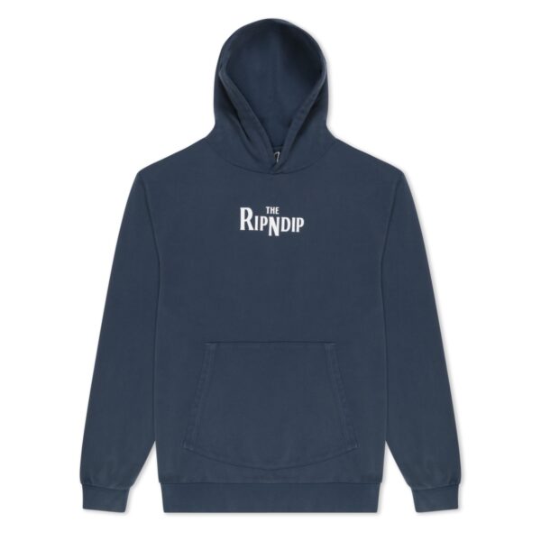 RIPNDIP CROSSWALK HOODIE NAVY VINTAGE WASH