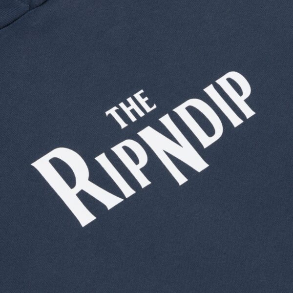 RIPNDIP CROSSWALK HOODIE NAVY VINTAGE WASH