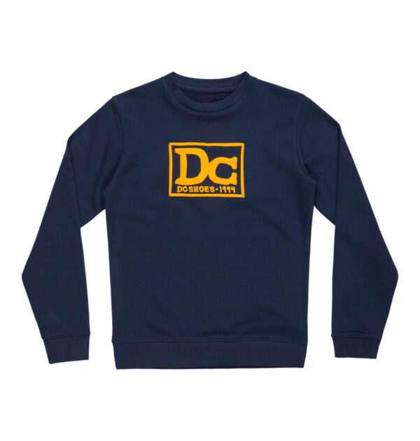 DC CREW SWEATSHIRT Tribute KIDS NAVY