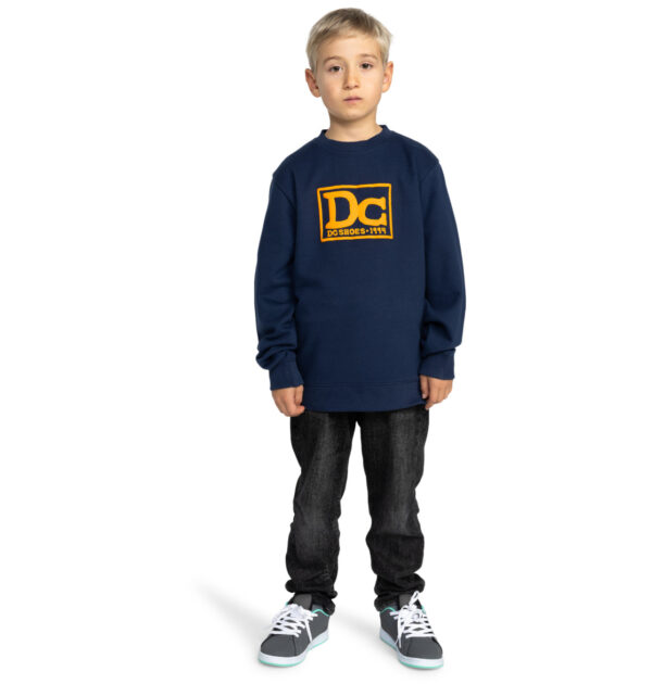 DC CREW SWEATSHIRT Tribute KIDS NAVY