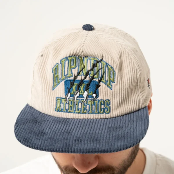 RIPNDIP ATHLETICS SNAPBACK BONE/NAVY