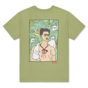 RIPNDIP NERMAL PORTRAIT T-SHIRT LIGHT FOREST