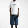 WASTED PARIS Prey Casper Short Washed Blue