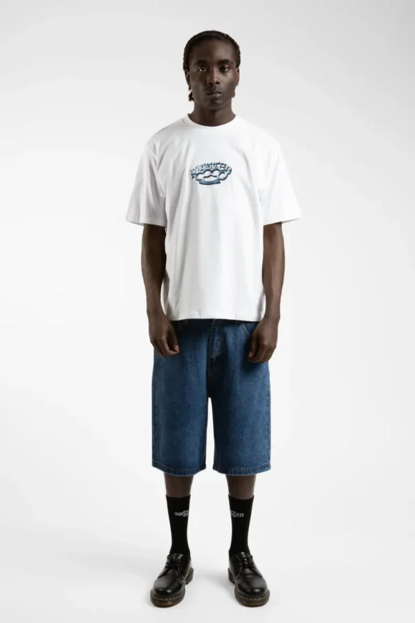WASTED PARIS Prey Casper Short Washed Blue