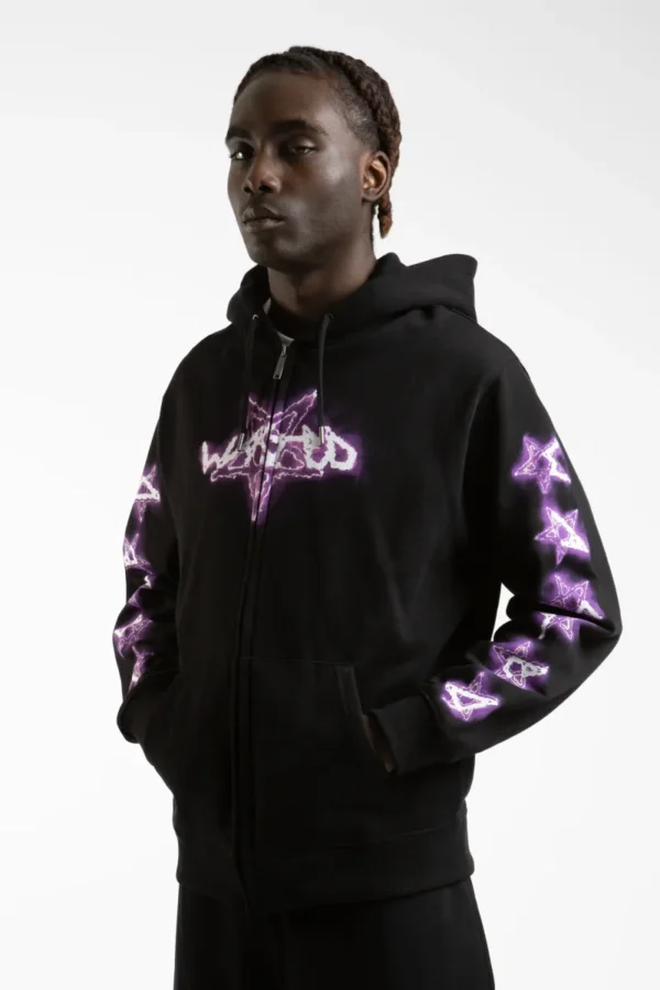 WASTED PARIS ZIP SURT HOODIE