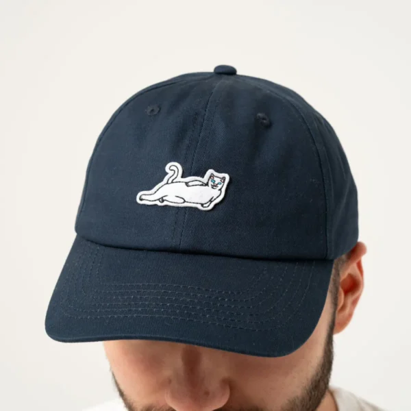 RIPNDIP CATSTANZA DAD HAT NAVY