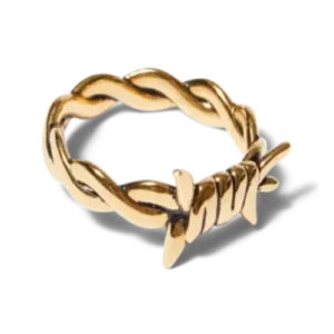 HUF Barbed Wire Ring - Gold