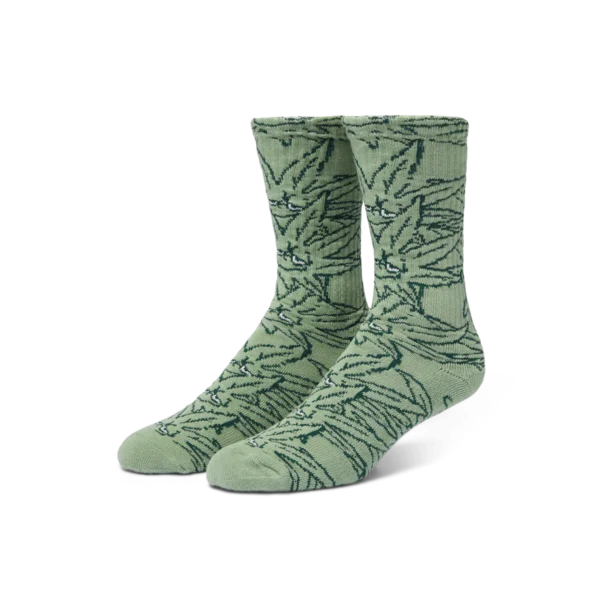 HUF GREEN BUDDY PATTERN SOCK