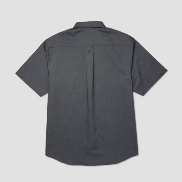 HUF ICARUS SHORTSLEEVE OXFORD SHIRT (WASHED BLACK)