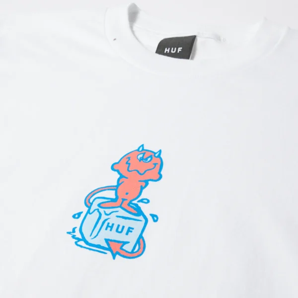 HUF MELT T-SHIRT WHITE