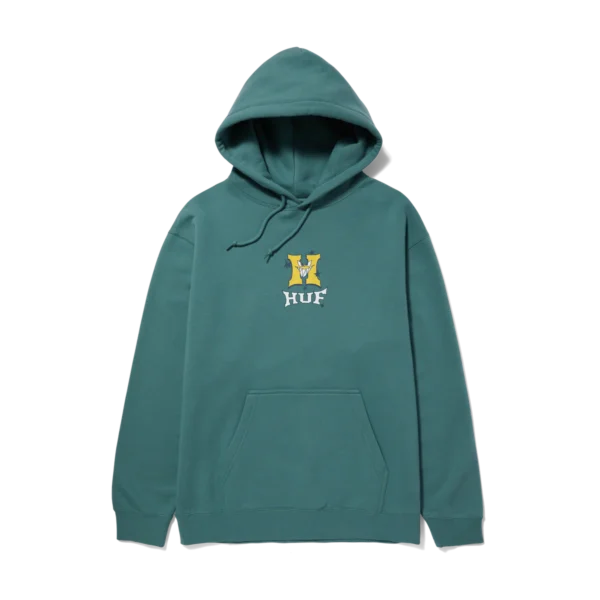 HUF SASSY H PULLOVER HOODIE SAGE